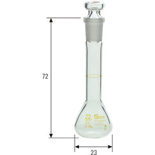 โหลดรูปภาพลงในโปรแกรมดูแกลเลอรี SIBATA ขวดปริมาตร SUPER TOOL เกรด 5ml 020060-5 SIBATA
