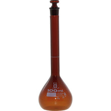 画像をギャラリービューアに読み込む, ＳＩＢＡＴＡ　メスフラスコ　茶　スーパーグレード　１００ｍＬ　  020070-100  SIBATA
