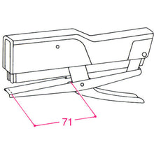 โหลดรูปภาพลงในโปรแกรมดูแกลเลอรี เครื่องเย็บกระดาษแบบคีม 595 สีดำ 205951069 ZENITH
