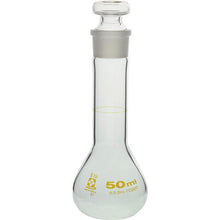画像をギャラリービューアに読み込む, ＳＩＢＡＴＡ　メスフラスコ　短形　５０ｍＬ　  023080-50  SIBATA

