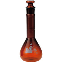 Tải hình ảnh vào trình xem thư viện, SIBATA Bình thể tích, màu nâu, ngắn 100ml, 023090-100 SIBATA
