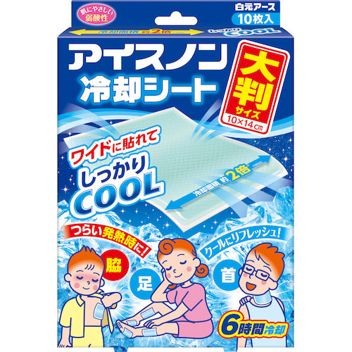 Icenon แผ่นทำความเย็นขนาดใหญ่ 10 แผ่น 02507-0 Icenon