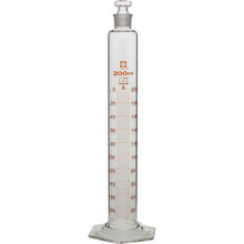 画像をギャラリービューアに読み込む, ＳＩＢＡＴＡ　有栓メスシリンダー　カスタムＡ　２００ｍＬ　  026580-200  SIBATA
