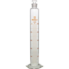 画像をギャラリービューアに読み込む, ＳＩＢＡＴＡ　有栓メスシリンダー　カスタムＡ　５００ｍＬ　  026580-500  SIBATA
