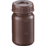 画像をギャラリービューアに読み込む, サンプラ　ＰＥ広口遮光瓶　１００ｍｌ　（２００個入）　  02910C  SANPLA

