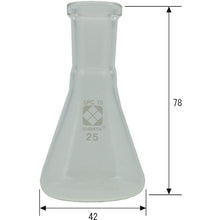 画像をギャラリービューアに読み込む, ＳＩＢＡＴＡ　ＳＰＣ三角フラスコ　１５　２５ｍｌ　  030150-1525  SIBATA
