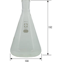 画像をギャラリービューアに読み込む, ＳＩＢＡＴＡ　ＳＰＣ三角フラスコ　２４　５００ｍｌ　  030150-24500  SIBATA
