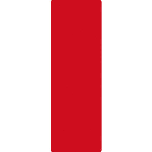 緑十字　エンビ無地板　赤　エンビ−２２（赤）　３６０×１２０×１ｍｍ　硬質塩化ビニール　  57224  GREEN CROSS