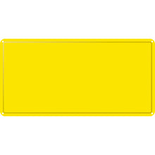 画像をギャラリービューアに読み込む, 緑十字　スチール無地板　黄　スチール−１８（黄）　３００×６００×０．４ｍｍ　明治山型　  58182  GREEN CROSS
