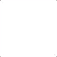 画像をギャラリービューアに読み込む, 緑十字　スチール無地板　白　スチール−３１（白）　６００×６００×０．６ｍｍ　普通山型　  58311  GREEN CROSS
