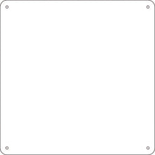 画像をギャラリービューアに読み込む, 緑十字　スチール無地板　白　スチール−３６（白）　２２５×２２５×０．５ｍｍ　普通山型　  58361  GREEN CROSS
