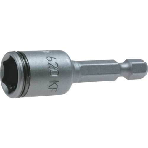 ASW Spring pin socket bit, 6.35mm drive x 10.0mm across, 50mm overall length, 62085 ASW