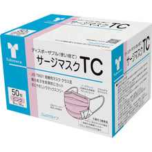 โหลดรูปภาพลงในโปรแกรมดูแกลเลอรี Taketora Surge Mask TC สีชมพู 50 ชิ้น 76110 Taketora
