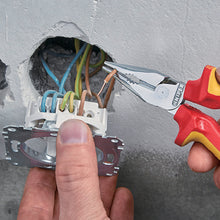 Load image into gallery viewer, KNIPEX 1000V Insulated Needle Nose Pliers 145mm 0826145SB KNIPEX
