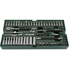 Load image into gallery viewer, SATA 1/4&quot; DR Socket Wrench Set (Hexagonal Type) with Tray 9901 SATA
