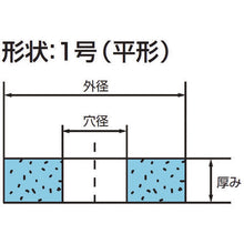 画像をギャラリービューアに読み込む, ノリタケ　汎用研削砥石　ＧＣ４６Ｈ緑　３０５Ｘ３８Ｘ１２７　  1000E11050  NORITAKE
