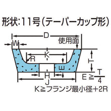 画像をギャラリービューアに読み込む, ノリタケ　汎用研削砥石　ＰＡ６０Ｊピンク　１２５Ｘ５０Ｘ３１．７５　  1000E31490  NORITAKE
