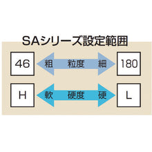 画像をギャラリービューアに読み込む, ノリタケ　汎用研削砥石　ＳＡ６０Ｊ薄グレー　１８０Ｘ１３Ｘ３１．７５　  1000E40190  NORITAKE
