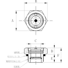画像をギャラリービューアに読み込む, 家原ライト工業　オイルゲージＭ形３／８　  10101000  IEHARA LITE INDUSTRY

