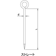 画像をギャラリービューアに読み込む, ダイドーハント　ロープ止め　丸型　６Ｘ１００　（ユニクロ）　  10102227  DAIDOHANT
