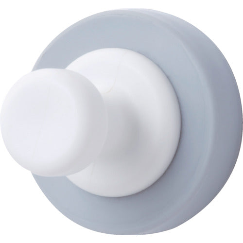 Magever แม่เหล็กซิลิโคน i-Hook สีขาวแม่เหล็กตะขอแม่เหล็ก Neodymium 1-0139HOOK-IW MAGEVER