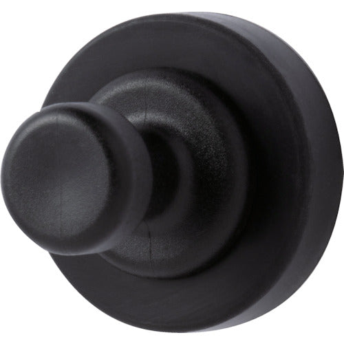 Magever แม่เหล็กซิลิโคน i-Hook สีดำแม่เหล็กตะขอแม่เหล็กนีโอไดเมียม 1-0146HOOK-IB MAGEVER