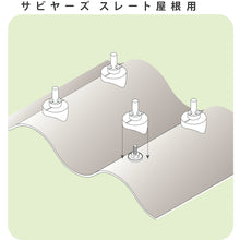 画像をギャラリービューアに読み込む, ダイドーハント　サビヤーズ　スレート屋根用　小波　６ＭＭ　ホワイトシルバー　９個入り　  10175423  DAIDOHANT
