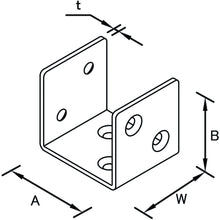 画像をギャラリービューアに読み込む, ダイドーハント　２×４サポート　コの字型　タイプ１　２４−Ｋ１−ＷＨ　  10179070  DAIDOHANT
