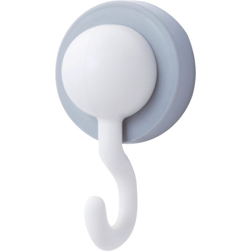 Magever แม่เหล็กซิลิโคน J Hook สีขาวแม่เหล็กที่แข็งแรง Neodymium แม่เหล็ก 1-0184HOOK-JW MAGEVER