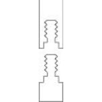 Load image into gallery viewer, Pin Pole for MYZOX DM 50 cm x 3 Pieces (Stainless Steel) &lt; DMP-9 &gt; 101915 MYZOX
