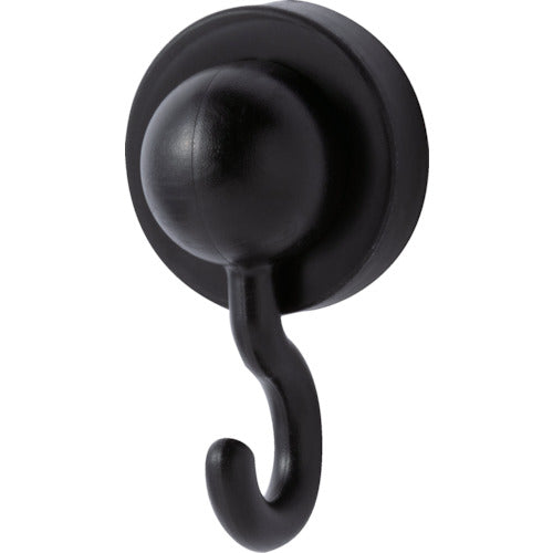Magever แม่เหล็กซิลิโคน J Hook สีดำแม่เหล็กที่แข็งแกร่ง Neodymium แม่เหล็ก 1-0191HOOK-JB MAGEVER