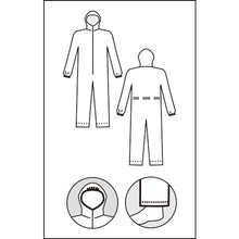 画像をギャラリービューアに読み込む, アゼアス　タイベック（Ｒ）製　続服　１０３０Ｄ　４Ｌ　  1030D-4L  AZEARTH
