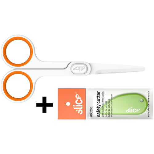 slice [Limited quantity with safety cutter] Ceramic Compact Scissors 10544-CP slice