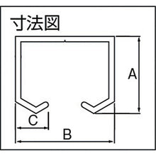 画像をギャラリービューアに読み込む, ダイケン　アルミ製ドアハンガーＳＤ１０Ａレール　２７３０　シルバー　  10AR27S  DAIKEN
