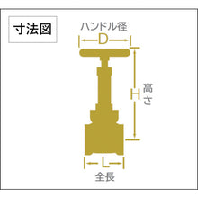 Load image into gallery viewer, Yamato Valve Gate valve with core ring for water supply 10G-CN 15A 10G-CN 15A YAMATOVALVE
