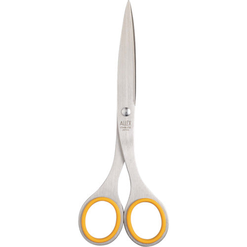 ALLEX Office Scissors (Medium) S−165 Yellow 11102Y ALLEX