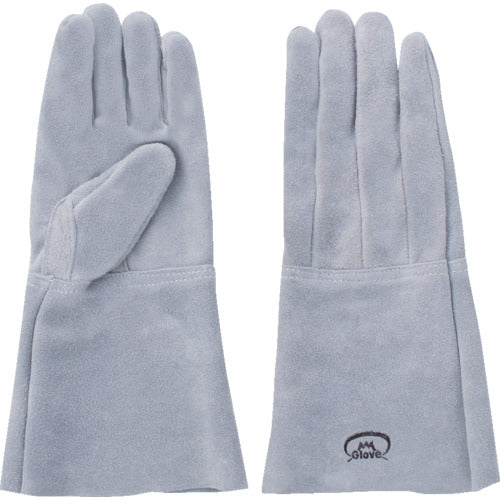 FUJI GLOVE 5-finger gloves for oxy-gas welding of cow skin NO.40B 1120 FUJI GLOVE