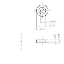 画像をギャラリービューアに読み込む, マグエバー　ネオジム磁石　丸型　ＮＣ−１２Ｒ　皿穴付　Ｍ３　　  11NC12R1105  MAGEVER
