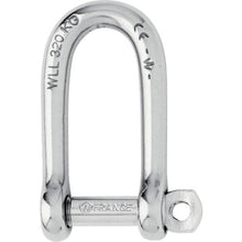 Load image into gallery viewer, Wichard Self-Locking Long D Shackle 6mm 1213 Wichard
