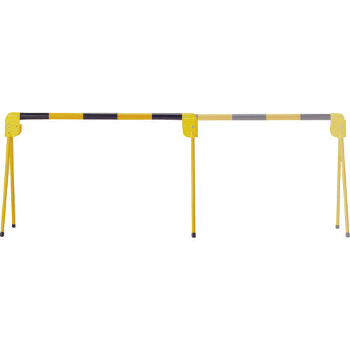 แท่งพลาสติก GREEN CROSS (Simple Barricade) แท่งพลาสติกสีเหลือง/ดำ TR (แบบสไลด์) สูง 0.7 x กว้าง 1-2ม. (ขยายได้) 122321 กรีนครอส