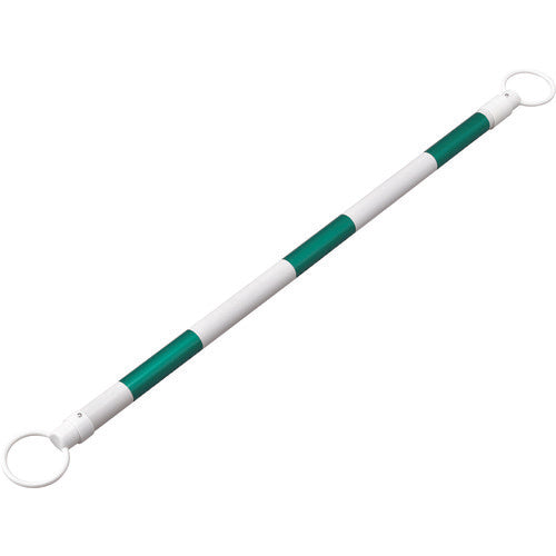 GREEN CROSS Tiger Pattern Cone Bar (Loại kính thiên văn) Thanh trượt màu xanh lá cây / trắng WG 40,5 (35) mmΦ × 1,3-2m A BS nhựa 122336 CHỮ THẬP XANH