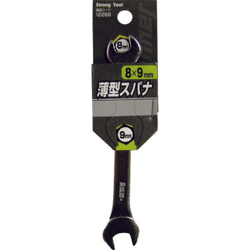 Strong Tool ประแจบาง 8×9 มม. 12268 เครื่องมือที่แข็งแกร่ง