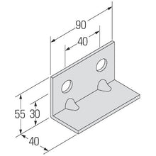 画像をギャラリービューアに読み込む, コンドーテック　自立コンピース　二つ穴　ＫＰ２−３０−３．２ＳＬ　  124AKSP2303SL  KONDOTEC
