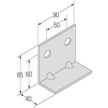 画像をギャラリービューアに読み込む, コンドーテック　自立コンピース　二つ穴　ＫＰ２−６０　  124AKSP260  KONDOTEC
