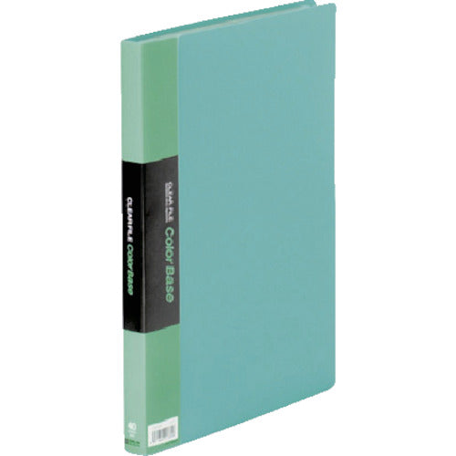 キングジム　クリア−ファイルカラ−ベ−スＷ　緑　  132CWﾐﾄ  KING JIM