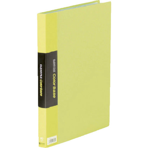 キングジム　クリアーファイルカラーベースＷ　黄緑　  132CWｷﾐ  KING JIM