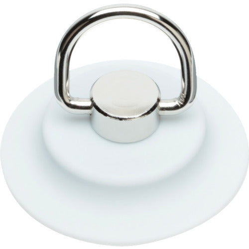 マグエバー　サビないマグネット　吸盤的機能付きシリコンマグネット　マグプラス＋　ＮＣＰ−４５Ｒ　白　Ｄ型リングフック付き　  1-3444PLUS-DW  MAGEVER