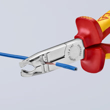 โหลดรูปภาพลงในโปรแกรมดูแกลเลอรี KNIPEX ที่ปอกสายไฟพร้อมฟังก์ชั่นคีมตัด (ชนิดหุ้มฉนวน) 165 มม. 1346-165SB KNIPEX
