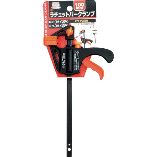 THREEAXIS Ratchet Bar Clamp 100 มม. 14445 สามแกน