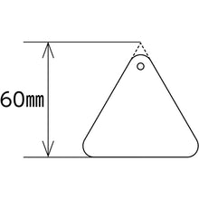 Load image into gallery viewer, GREEN CROSS Valve opening and closing tag Normally open (blue) Special 15-55C 60mm triangle Double-sided display PET 153033 GREEN CROSS
